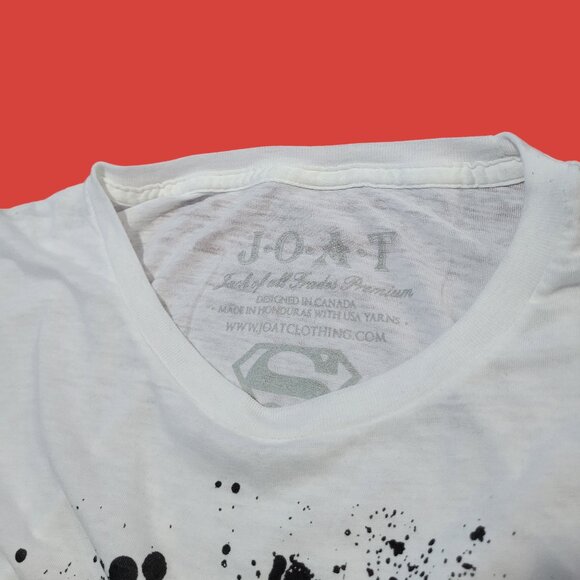 Superman White Graphic T-Shirt - Picture 3 of 5